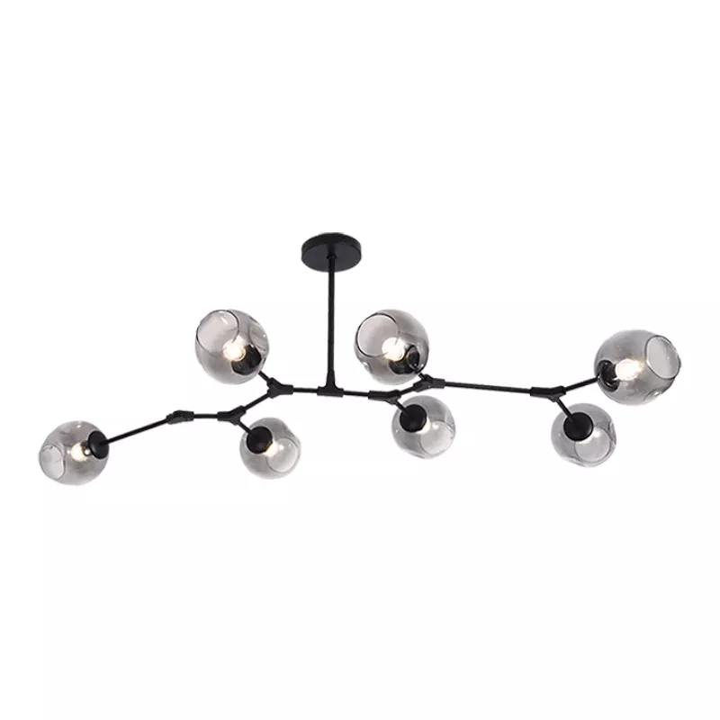 Đèn thả kiểu ngang, thiết kế chao thủy tinh nghệ thuật DT-71 - Hình ảnh 7