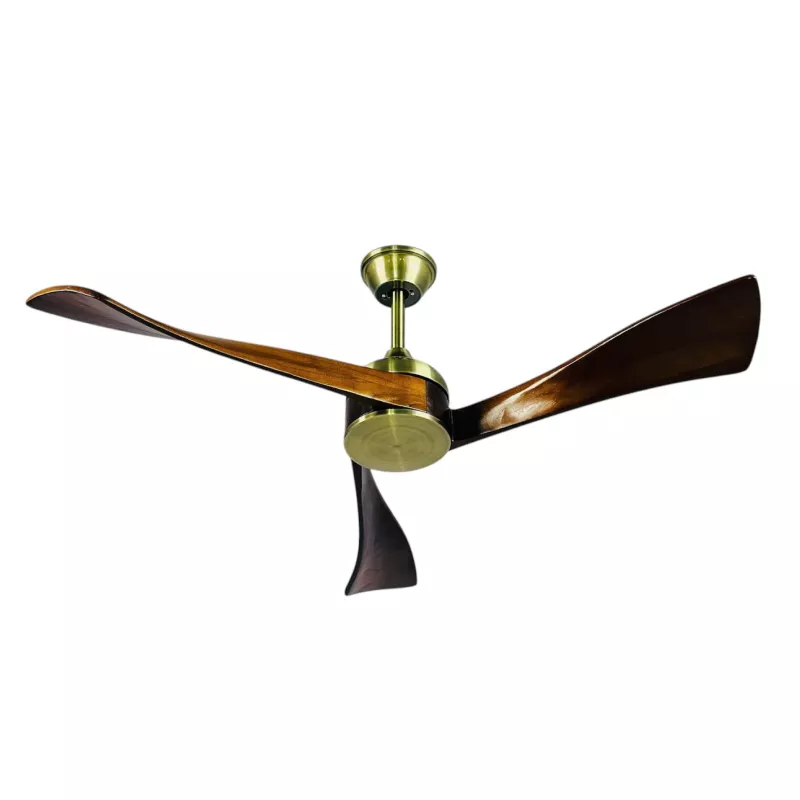 Quạt trần 3 cánh gỗ cao cấp, phong cách tối giản QT-76 - Hình ảnh 2