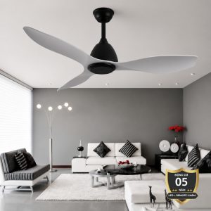Quạt trần 3 cánh – thiết kế dáng cánh phi thuyền QT-38