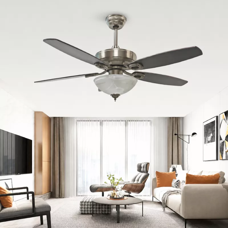 Quạt trần 5 cánh gỗ - phong cách cổ điển QT-57