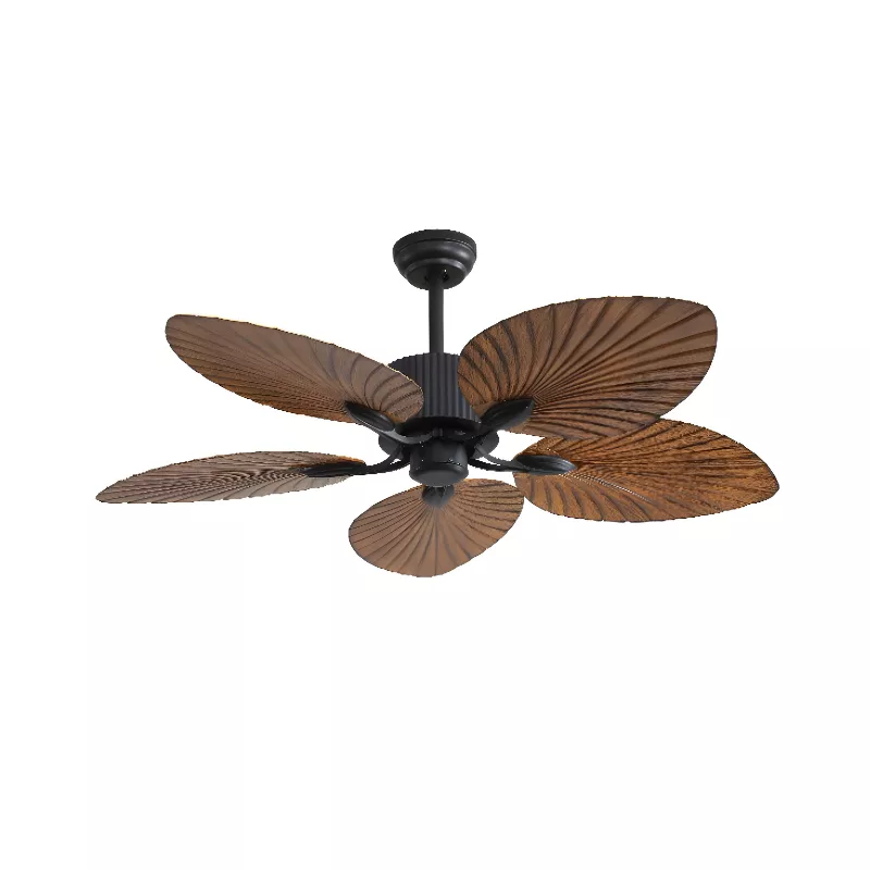 Quạt trần 5 cánh thiết kế hình lá phong cách cổ điển QT-104 - Hình ảnh 2