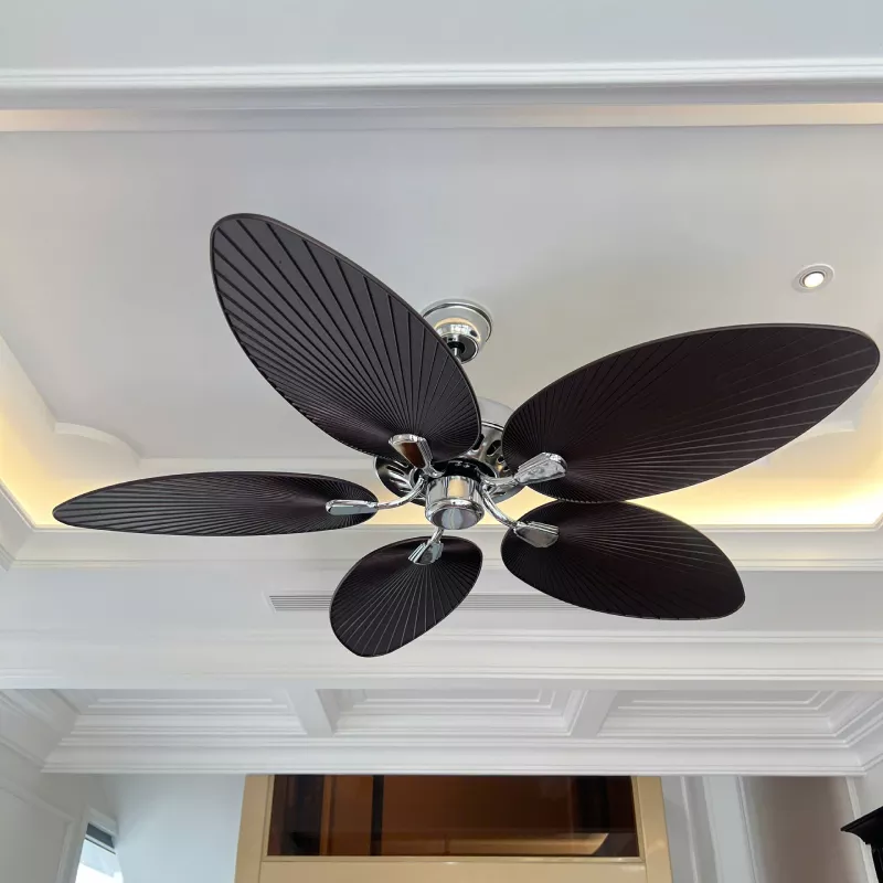 Quạt trần 5 cánh thiết kế hình lá phong cách cổ điển QT-99 - Hình ảnh 3