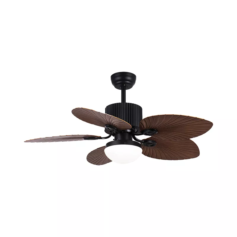 Quạt trần đèn 5 cánh thiết kế hình lá phong cách cổ điển QT-92 - Hình ảnh 2