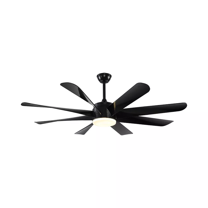 Quạt trần đèn thiết kế 8 cánh, phong cách Bắc Âu QT-35 - Hình ảnh 2