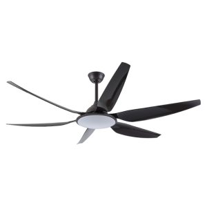 Quạt trần đèn thiết kế cánh lớn, phong cách Bắc Âu QT-43