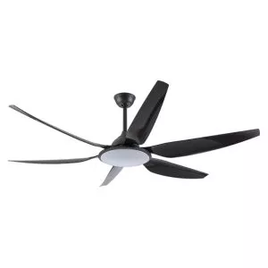 Quạt trần đèn thiết kế cánh lớn, phong cách Bắc Âu QT-43