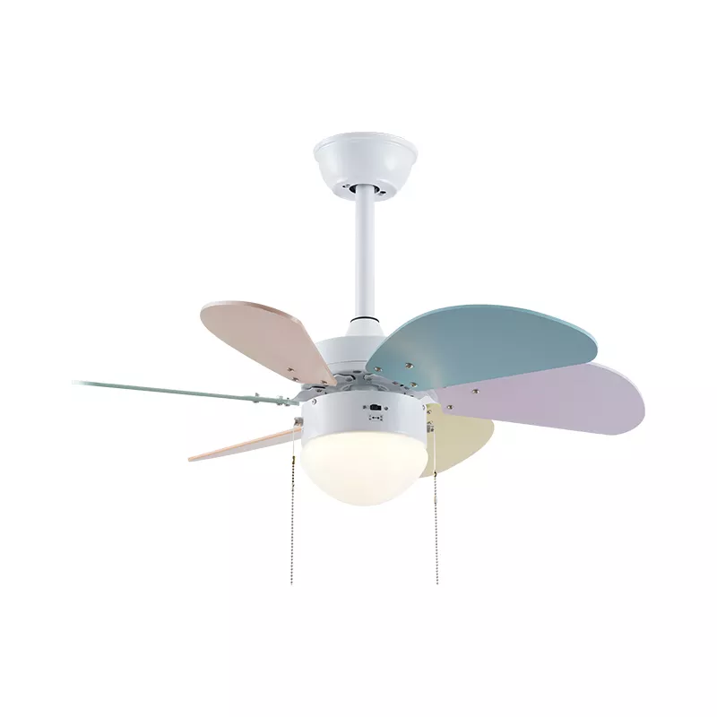 Quạt trần đèn thiết kế cánh quạt nhiều màu dễ thương cho bé QT-81 - Hình ảnh 2