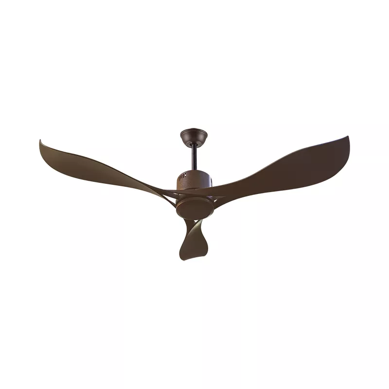 Quạt trần thiết kế 3 cánh dáng uốn lượn nghệ thuật QT-36 - Hình ảnh 2