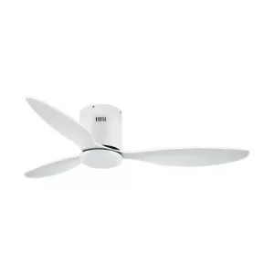 Quạt trần thiết kế 3 cánh màu trắng tối giản, hiện đại QT-105
