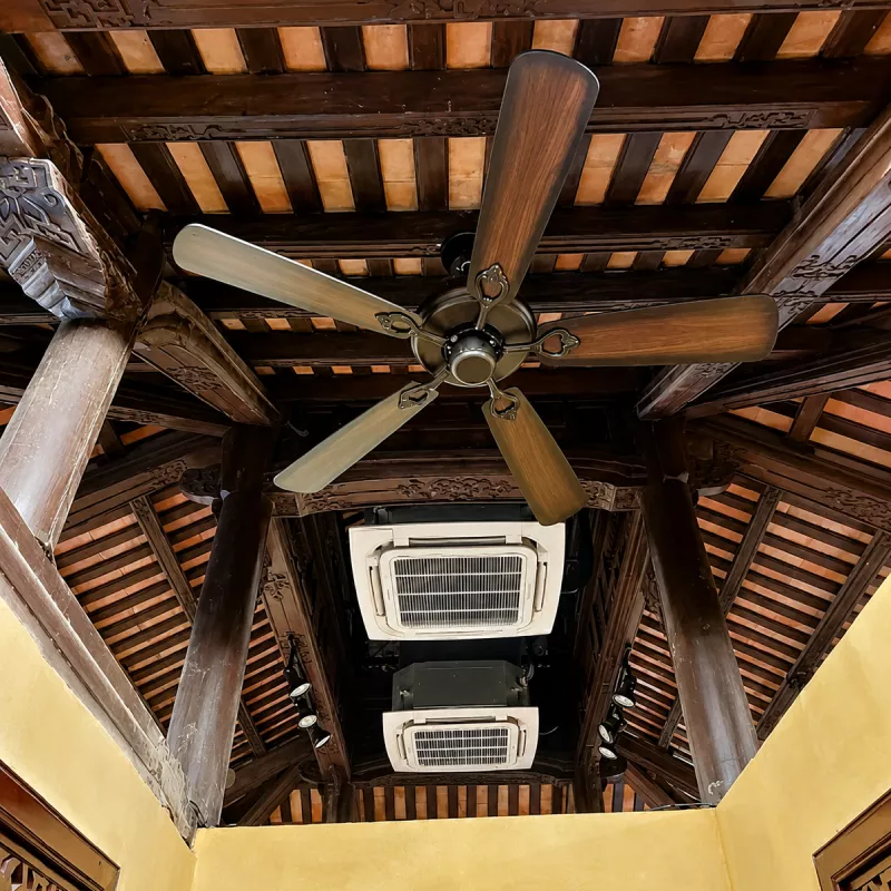 Quạt trần thiết kế 5 cánh gỗ phong cách cổ điển QT-234 - Hình ảnh 4