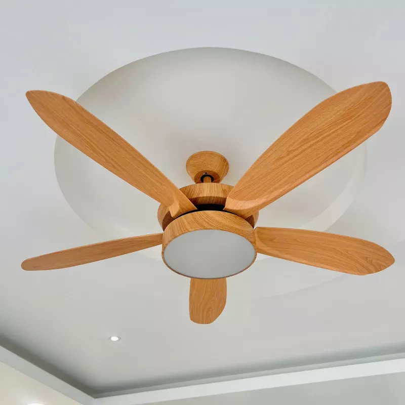 Quạt trần thiết kế 5 cánh hiện đại, tích hợp đèn LED cao cấp QT-33 - Hình ảnh 6