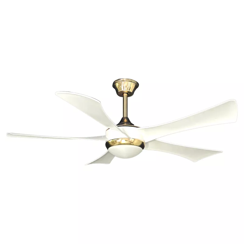 Quạt trần thiết kế 5 cánh trắng, phong cách hiện đại QT-75 - Hình ảnh 2