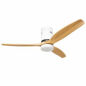 Quạt trần đèn thiết kế 3 cánh gỗ tối giản, hiện đại QT-290