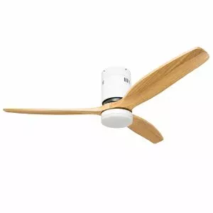 Quạt trần đèn thiết kế 3 cánh gỗ tối giản, hiện đại QT-290