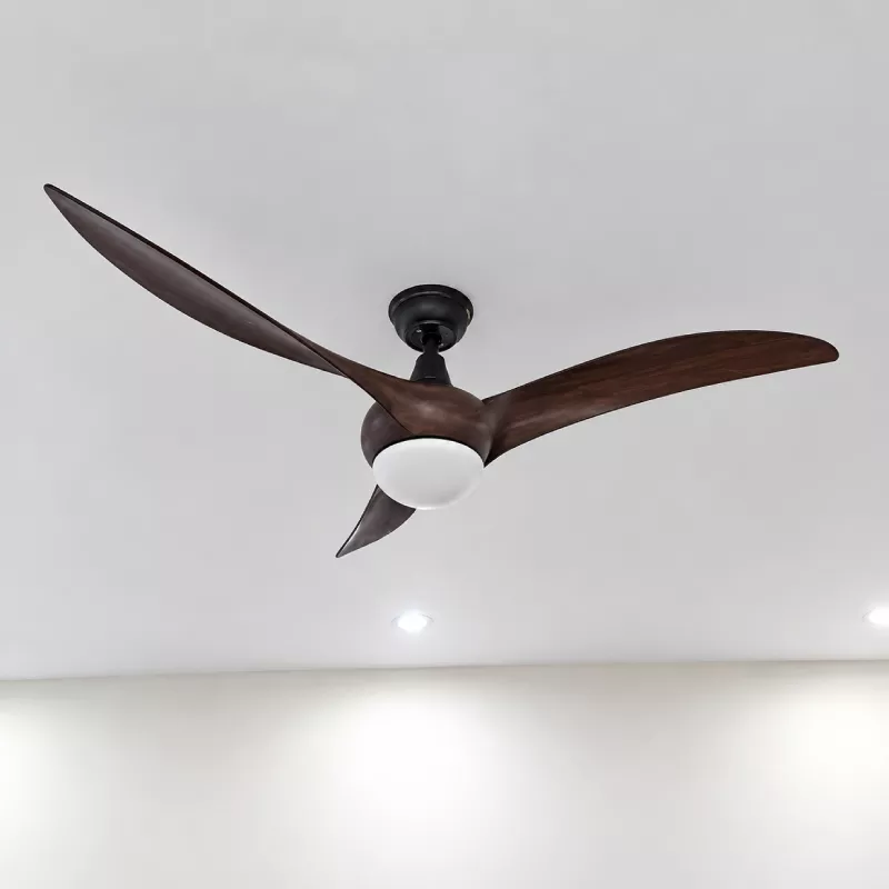Quạt trần đèn thiết kế 3 cánh nhựa tối giản, hiện đại QT-245 - Hình ảnh 3