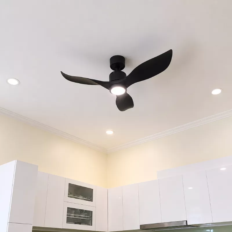 Quạt trần đèn thiết kế 3 cánh nhựa tối giản, hiện đại QT-252 - Hình ảnh 4