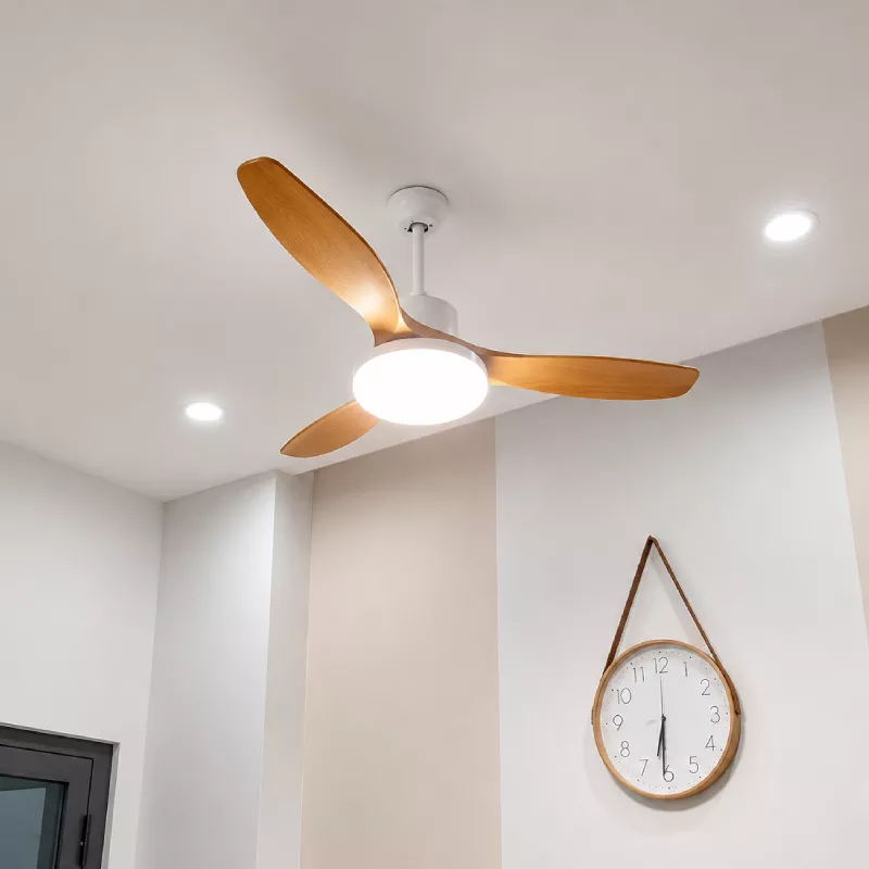 Quạt trần đèn thiết kế 3 cánh nhựa tối giản, hiện đại QT-276 - Hình ảnh 4