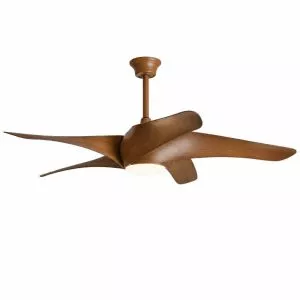 Quạt trần đèn thiết kế 5 cánh nhựa tối giản, hiện đại QT-249