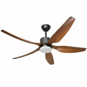 Quạt trần đèn thiết kế 5 cánh nhựa tối giản, hiện đại QT-263