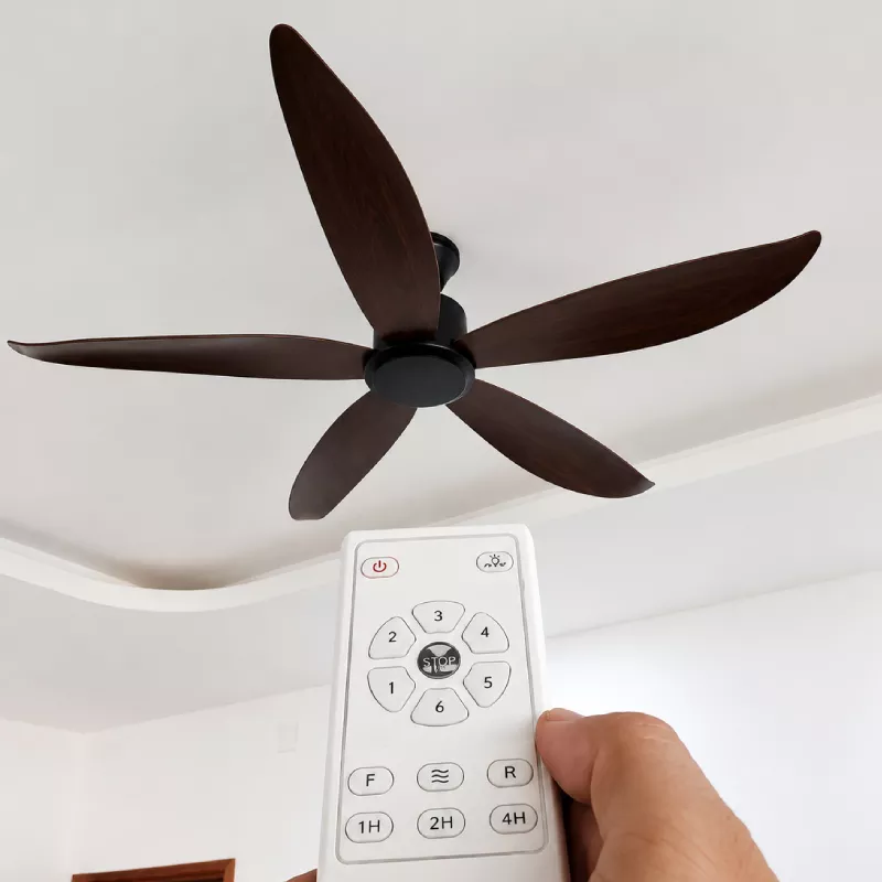 Quạt trần thiết kế 5 cánh nhựa tối giản, hiện đại QT-273 - Hình ảnh 4